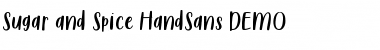 Download Sugar & Spice HandSans Font