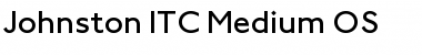Johnston ITC Medium Font