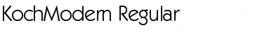 KochModern Regular Font
