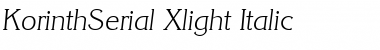 KorinthSerial-Xlight Font