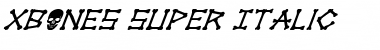 xBONES Super-Italic Font
