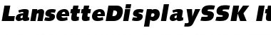 LansetteDisplaySSK Font