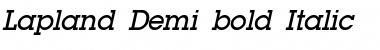Lapland Demi-bold Italic Font