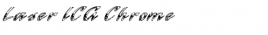 Laser ICG Chrome Font