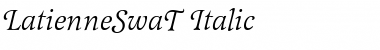 LatienneSwaT Italic