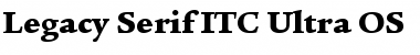 Legacy Serif ITC Ultra