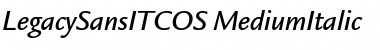 Download LegacySansITCOS-Medium Font