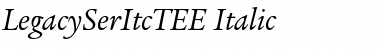 LegacySerItcTEE Italic