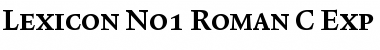 Lexicon No1 Roman C Exp Font