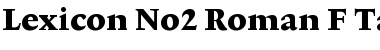 Download Lexicon No2 Font