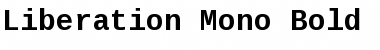 Liberation Mono Font