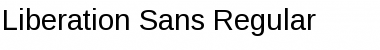 Liberation Sans Regular Font