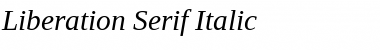 Liberation Serif Font