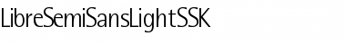 Download LibreSemiSansLightSSK Font