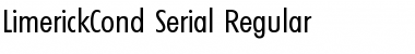LimerickCond-Serial Regular Font