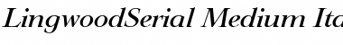 LingwoodSerial-Medium Font