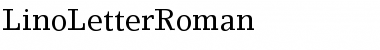 Download LinoLetterRoman Font