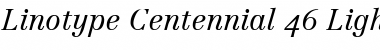 Centennial LightSC Italic Font