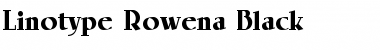 LTRowena Medium Bold Font