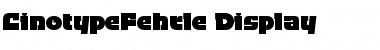 LTFehrle Display Font