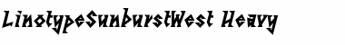 LTSunburstWest Font