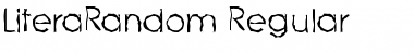 LiteraRandom Regular Font