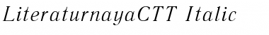 LiteraturnayaC Font