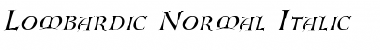 Download Lombardic-Normal Italic Font