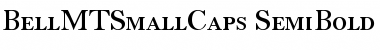 BellMTSmallCaps-SemiBold Semi Bold Font