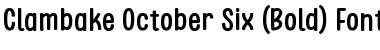 Clambake October Six Font