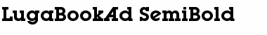 LugaBookAd SemiBold Font