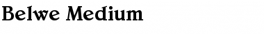 Belwe-Medium Font
