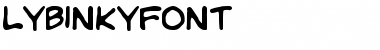 LYBinkyFont Regular Font