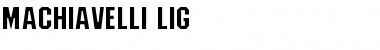 Download Machiavelli-Lig Font