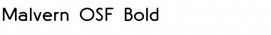 Malvern OSF Bold Font