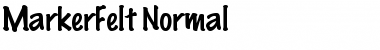 MarkerFelt Normal Font