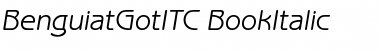 BenguiatGotITC Italic Font