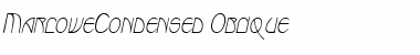 MarloweCondensed Oblique Font