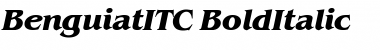 BenguiatITC Bold Italic