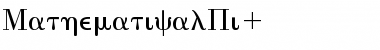 MathematicalPi1 Font