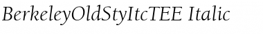 BerkeleyOldStyItcTEE Font