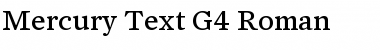 Mercury Text G4 Regular Font