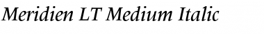 Meridien LT Medium Font