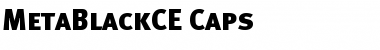 MetaBlackCE Font