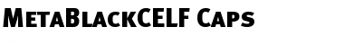 MetaBlackCELF Font