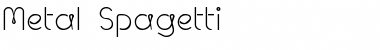 Metal Spagetti Regular Font