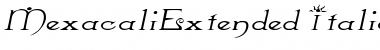 MexacaliExtended Font