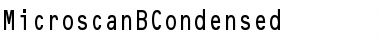 Download MicroscanBCondensed Font