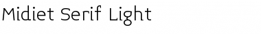 Midiet Serif Light