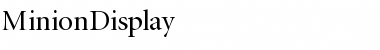 MinionDisplay Font